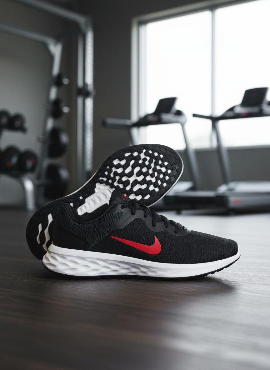 Nike Herren-Sportschuhe – Schwarz/Rot