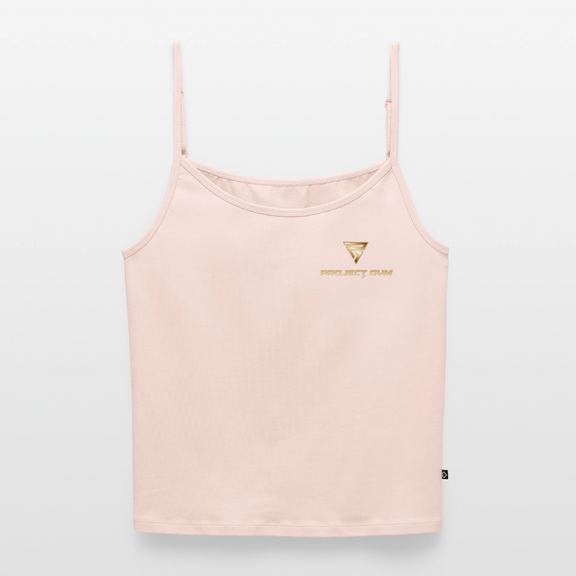 Frauen Spaghetti Tank Top - Puderrosa