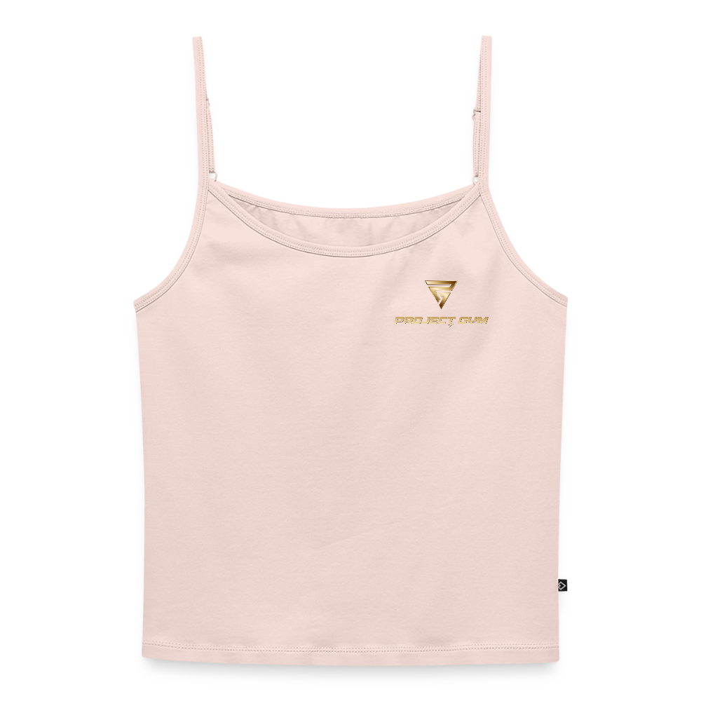 Frauen Spaghetti Tank Top - Puderrosa