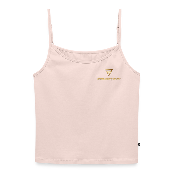 Frauen Spaghetti Tank Top - Puderrosa