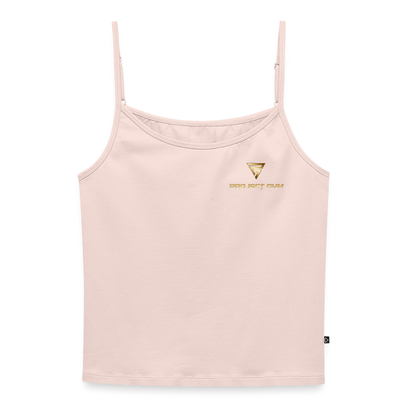 Frauen Spaghetti Tank Top - Puderrosa