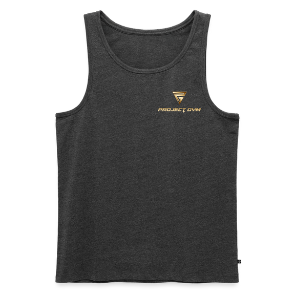 Männer Premium Tank Top - Anthrazit meliert