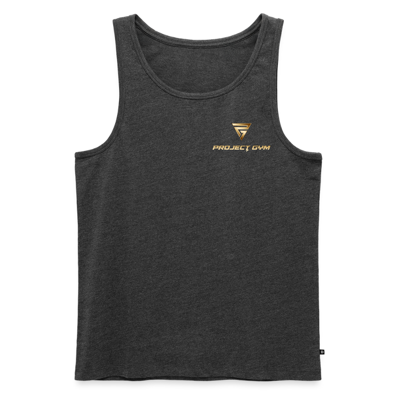 Männer Premium Tank Top - Anthrazit meliert