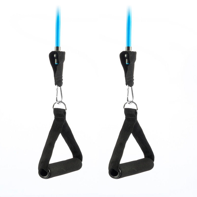 Widerstandsbänder für Ganzkörpertraining – Resistance Band Set – 5er Fitnessbänder mit Zubehör & Tragetasche – Home Gym – inkl. Trainingsanleitung