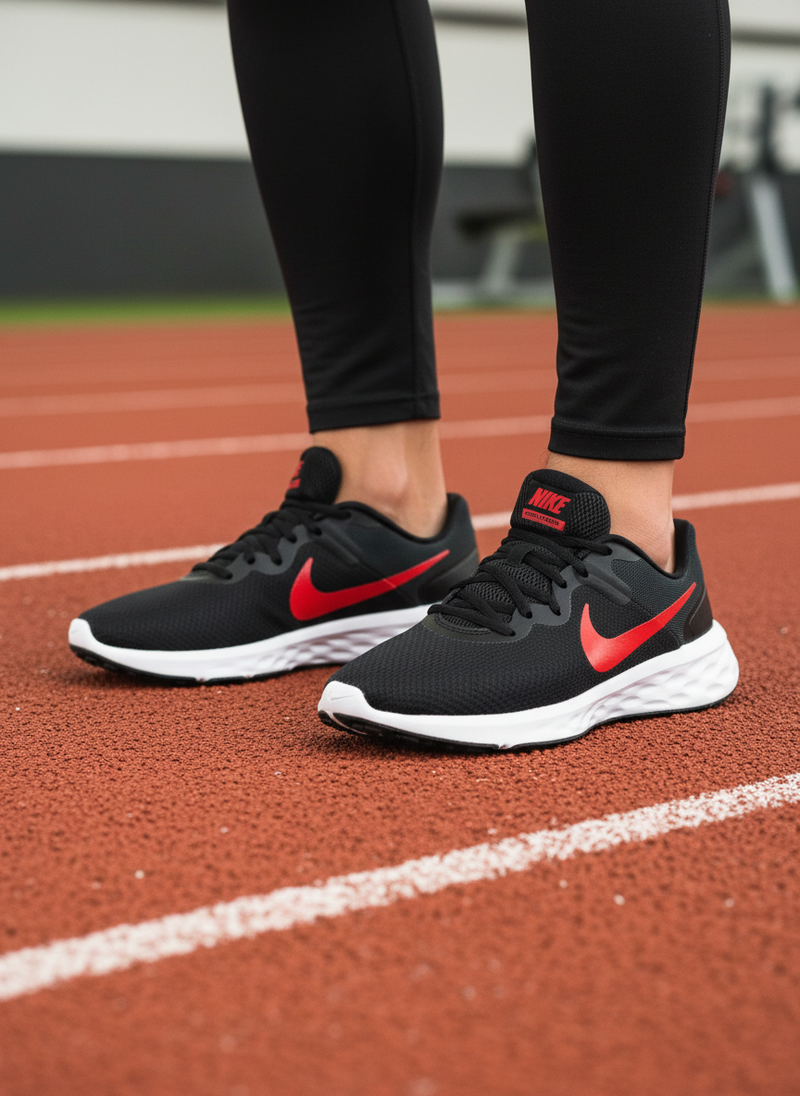 Nike Herren-Sportschuhe – Schwarz/Rot