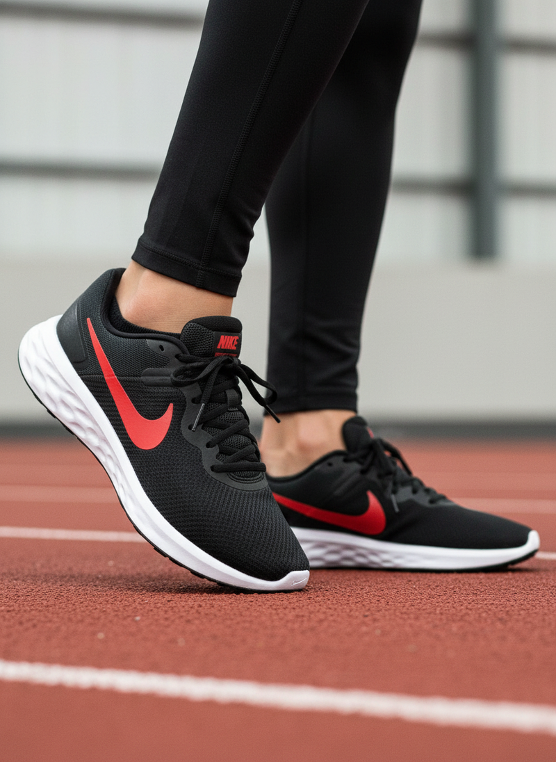 Nike Herren-Sportschuhe – Schwarz/Rot