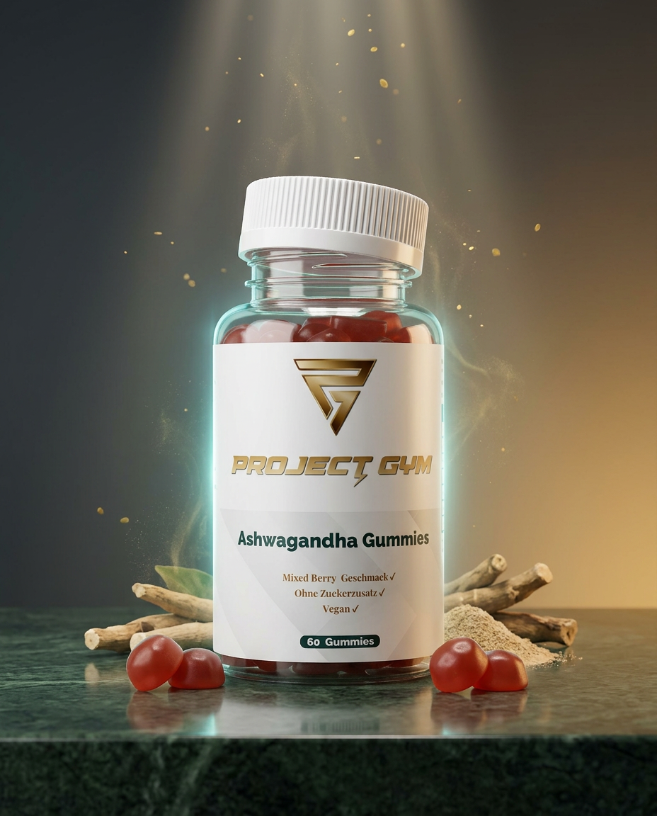 Premium Ashwagandha Gummies + Vitamin B6,- 60 Stk